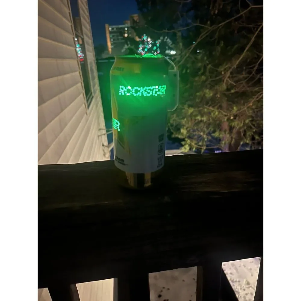 Rockstar Energy Drink Collectible‎ Lamp Can Green Light